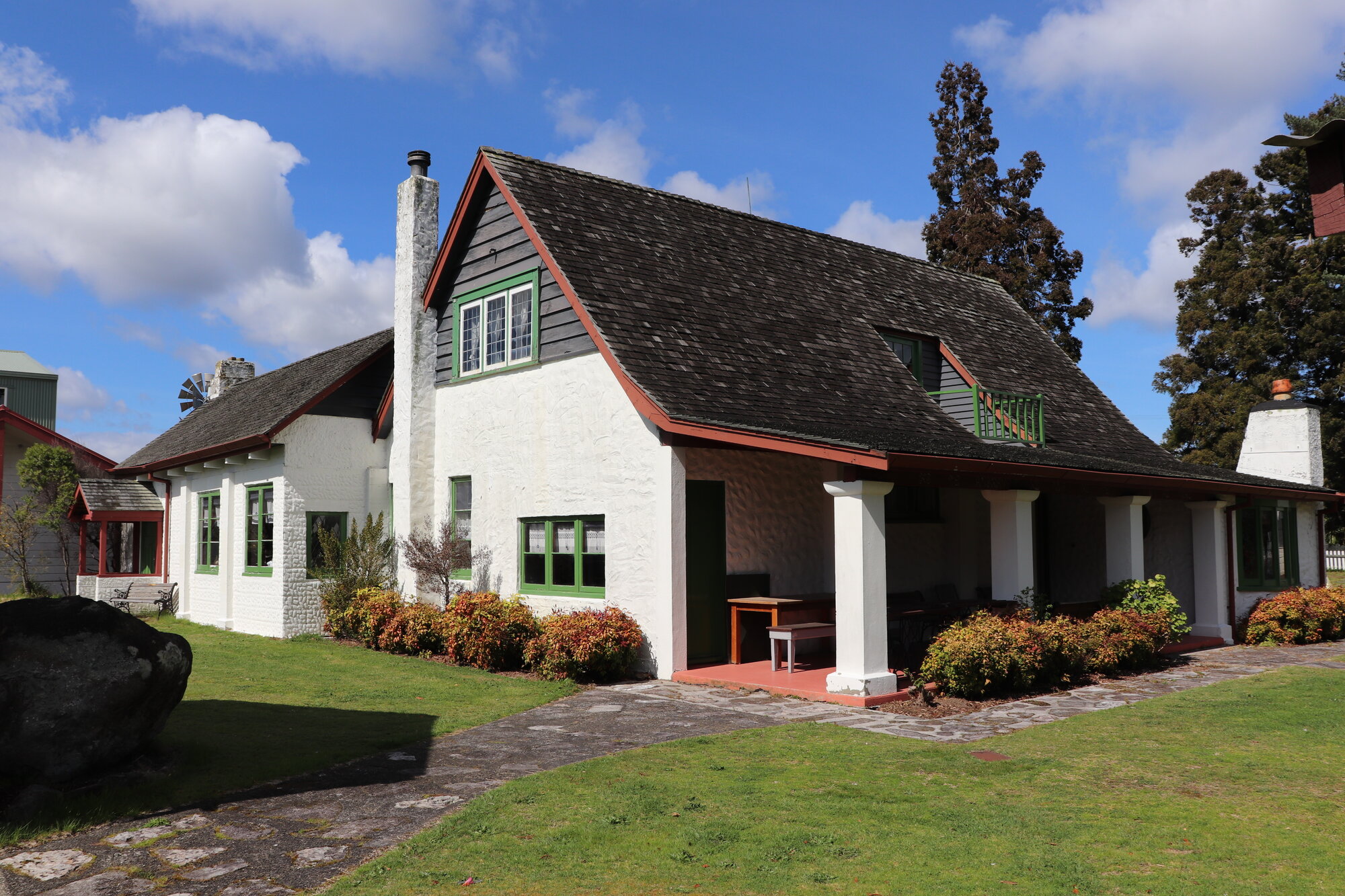 Photograph of Douslin House from the garden