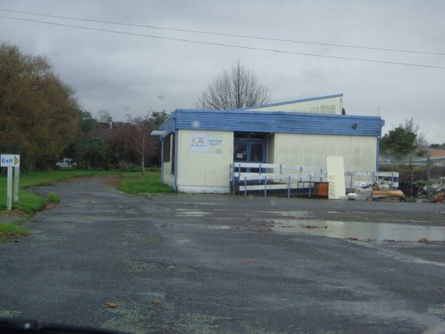 Photograph showing demolished area of the old hospital wards of QE