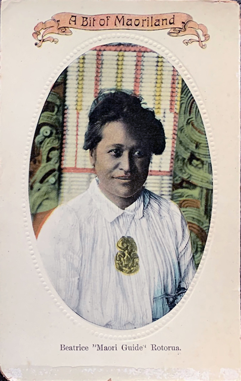 Postcard showing Guide Beatrice, ca.1910