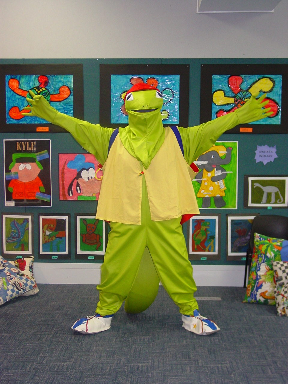 Photograph of Fletcher Tuatara on his first birthday