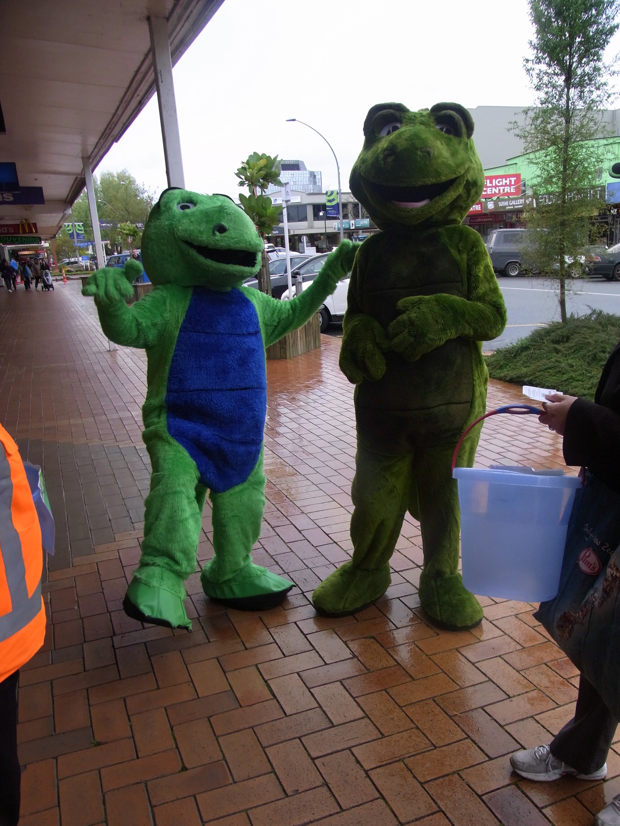 Photograph of Fletcher Tuatara walking in the Rotorua cental business district