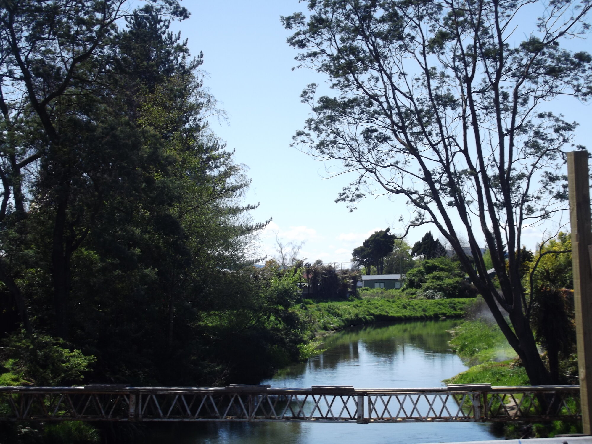Photograph taken from the Utuhina Bridge, looking towards Koutu, 2012