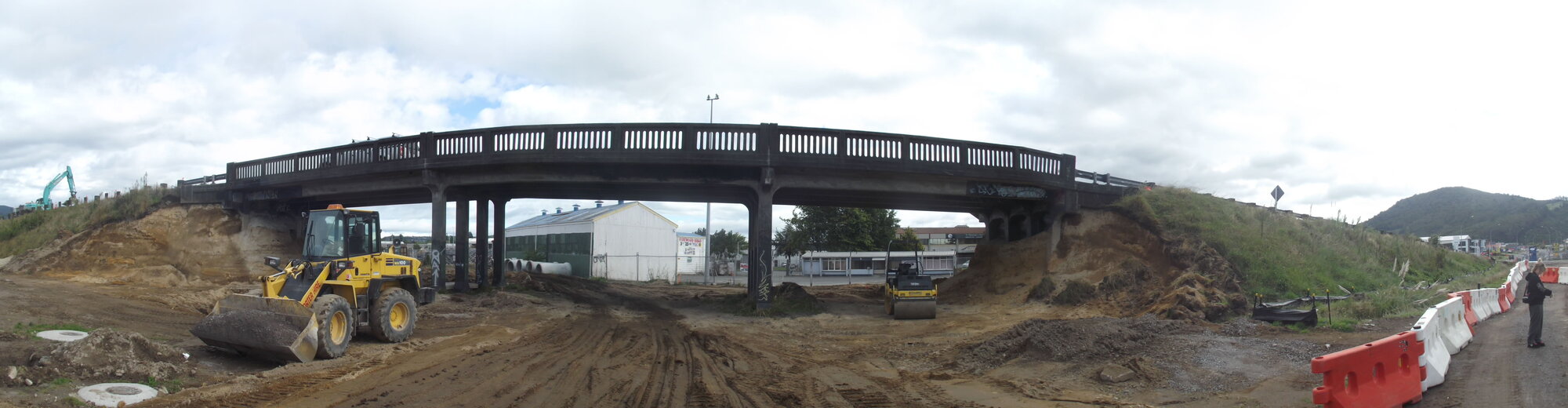 Panorama photograph of the rail bridge, 2012