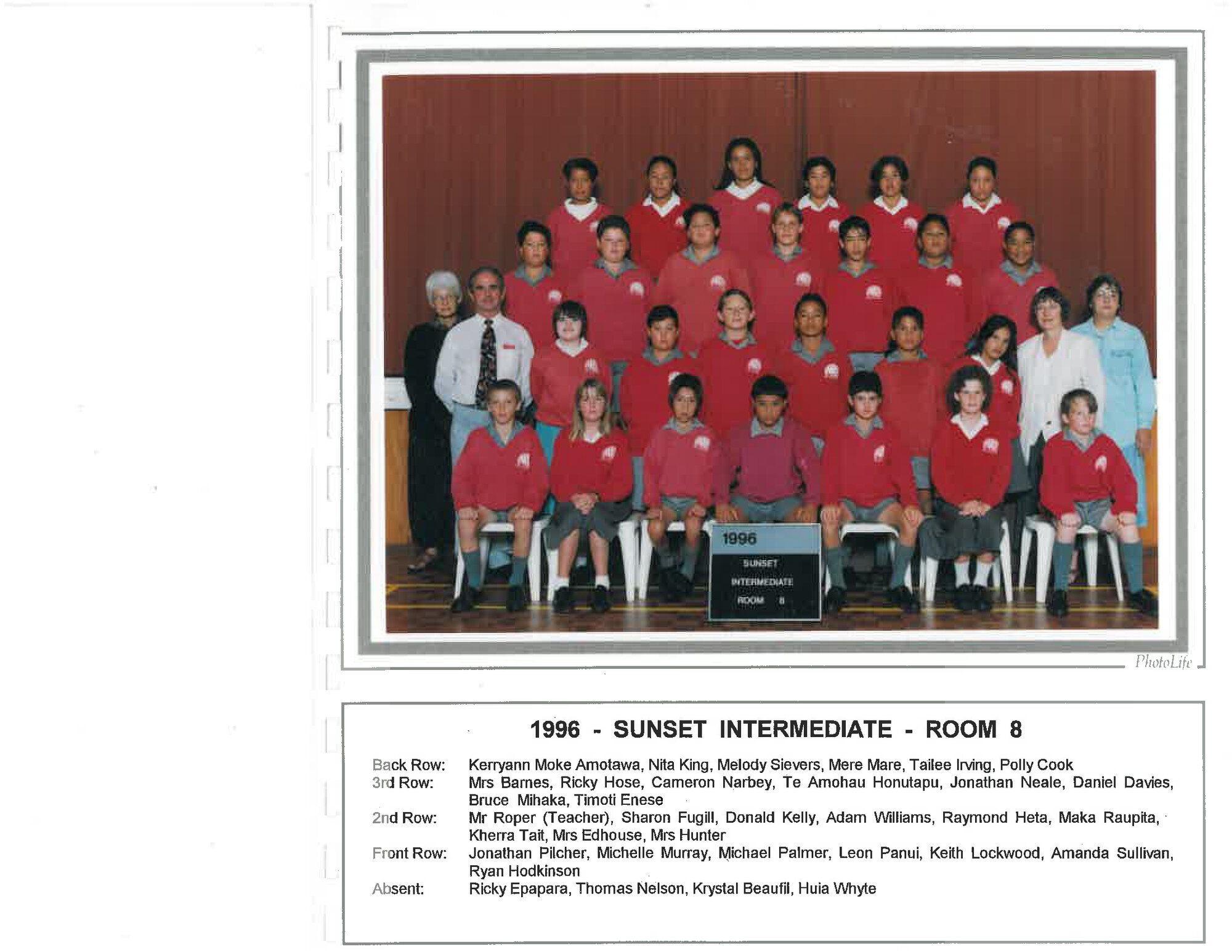 "Sunset Intermediate 8 1996"
