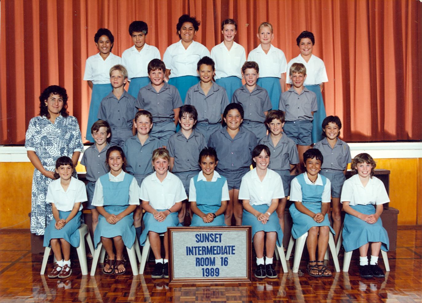 "Sunset Intermediate Room 16 1989"