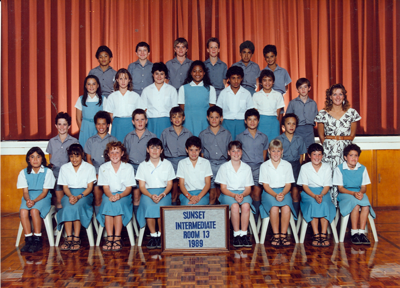 "Sunset Intermediate Room 13 1989"