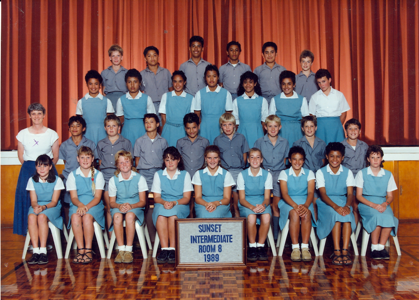 "Sunset Intermediate Room 8 1989"