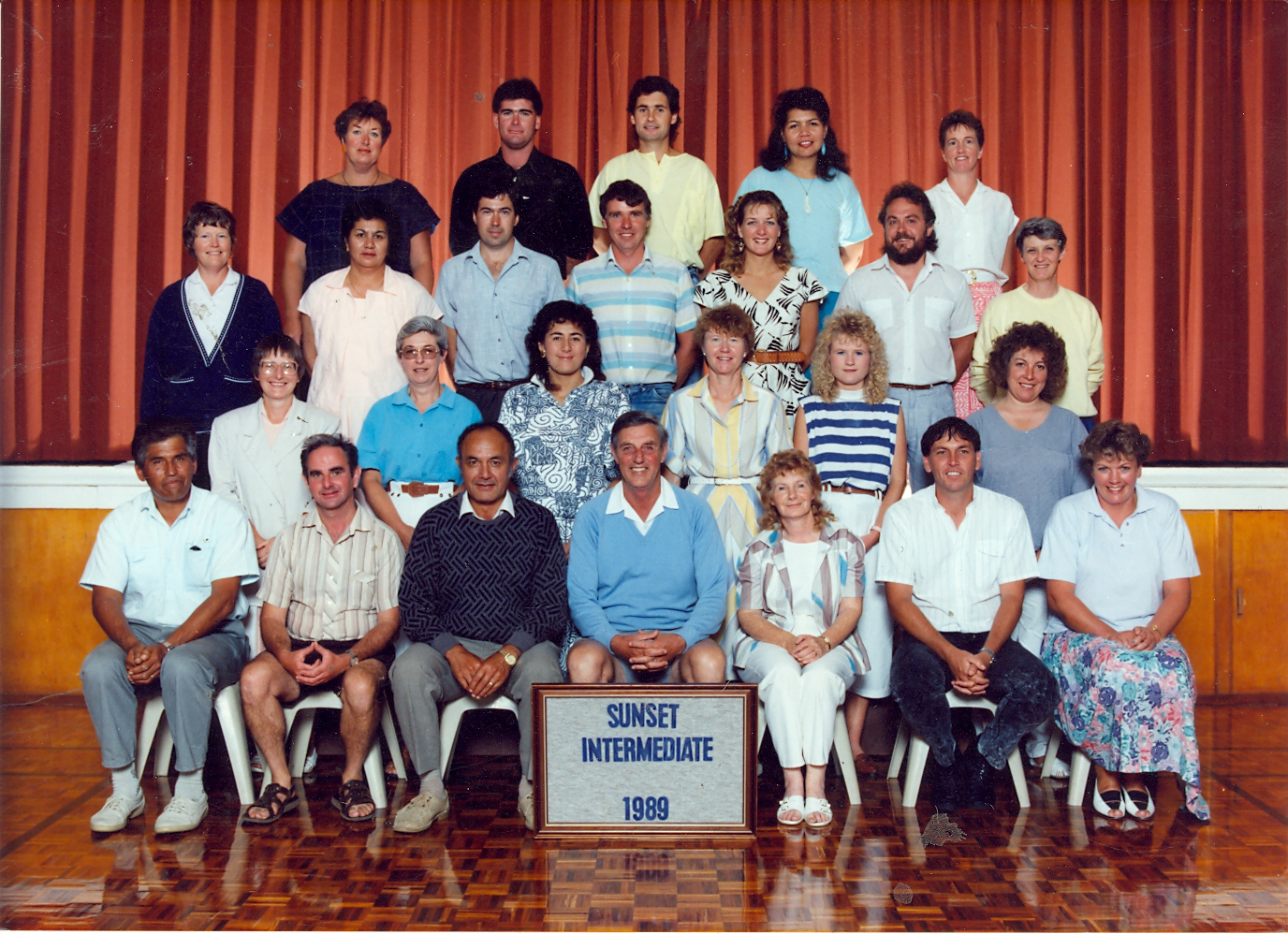 "Sunset Intermediate 1989" staff
