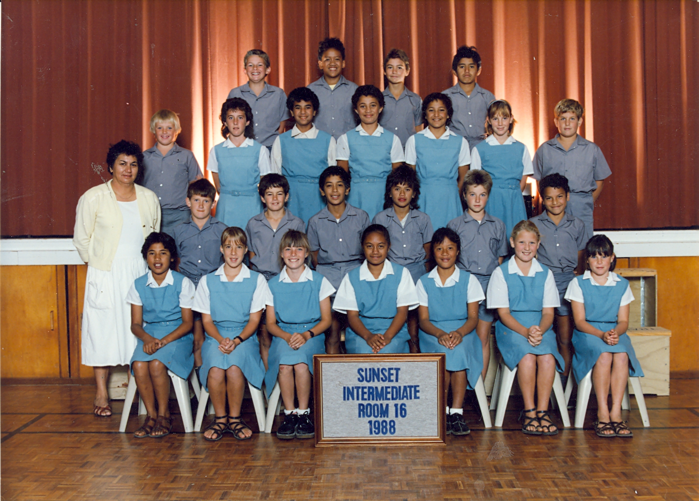 "Sunset Intermediate Room 16 1988"