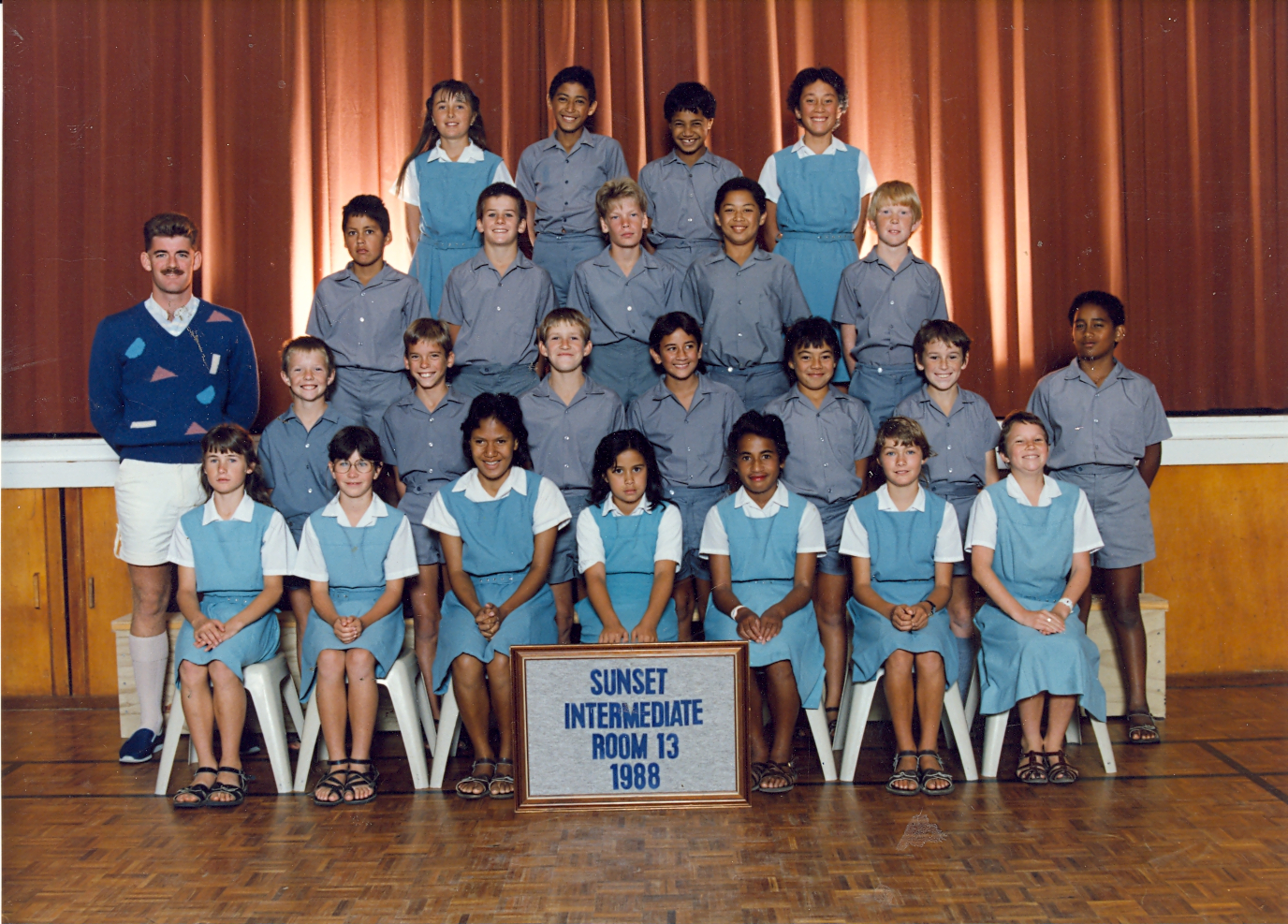 "Sunset Intermediate Room 13 1988"