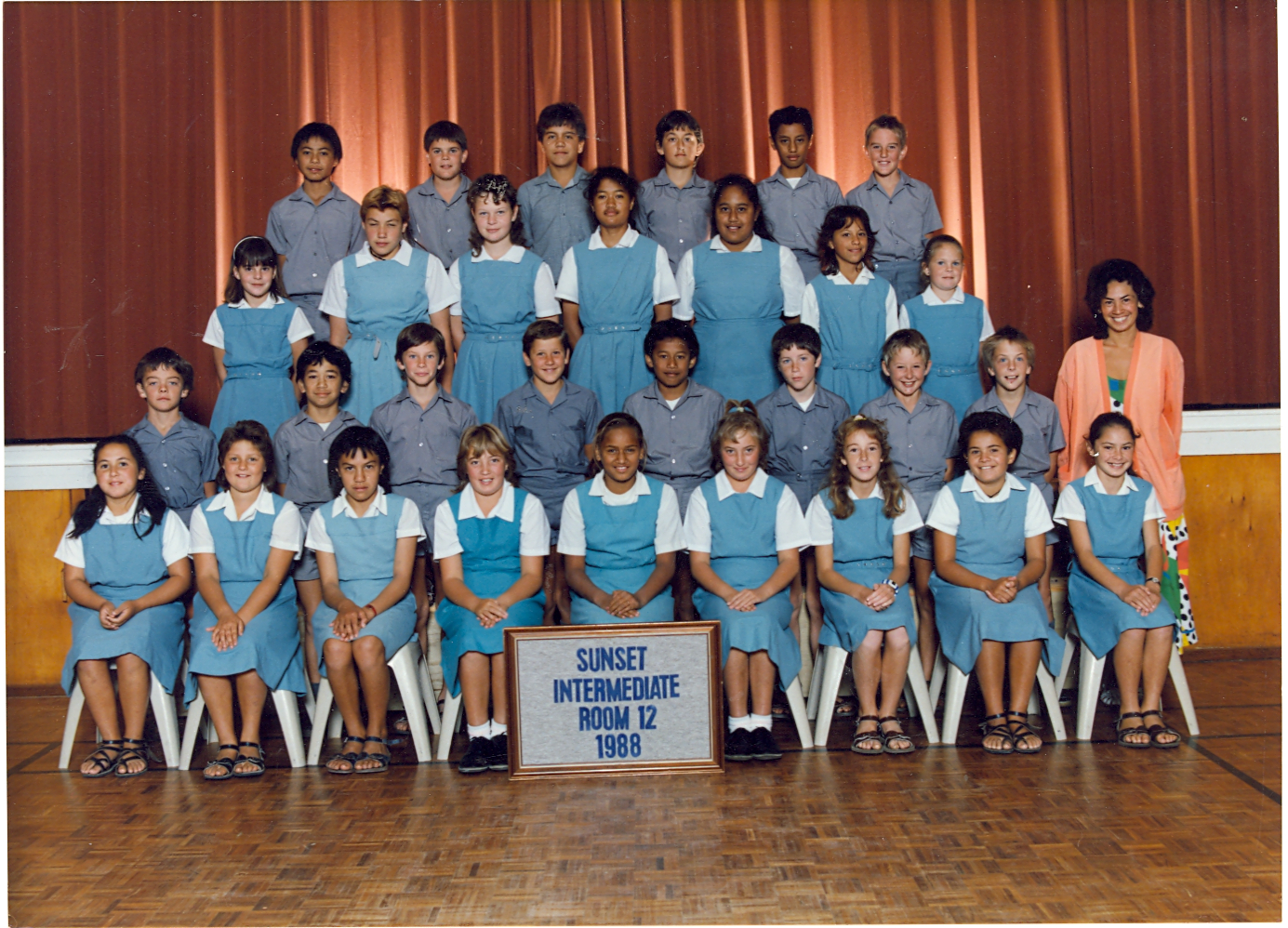 "Sunset Intermediate Room 12 1988"