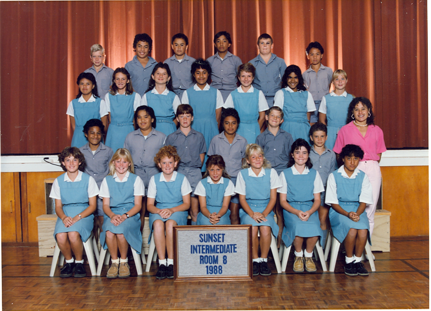 "Sunset Intermediate Room 8 1988"