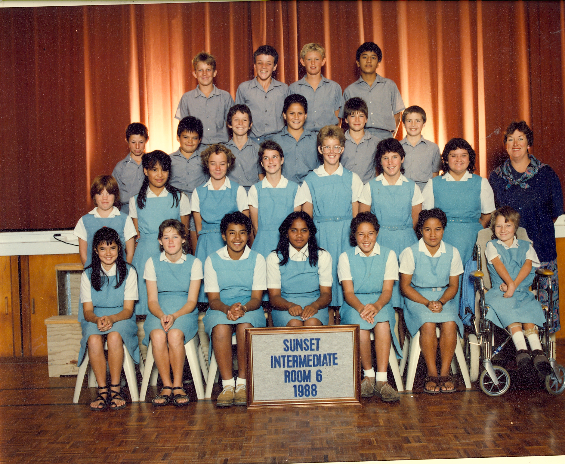 "Sunset Intermediate Room 6 1988"
