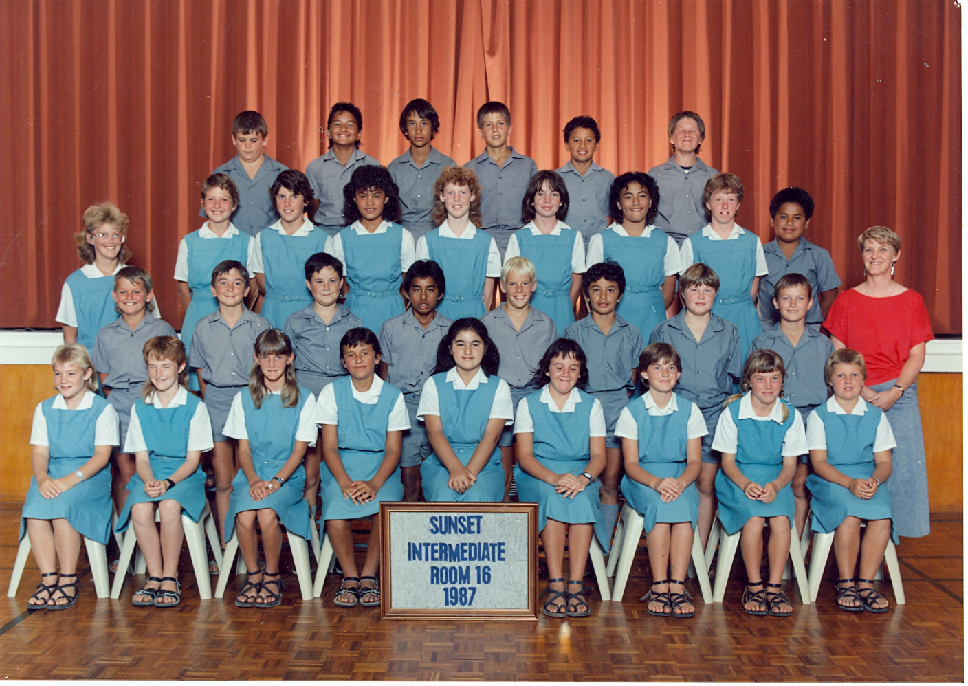"Sunset Intermediate Room 16 1987"