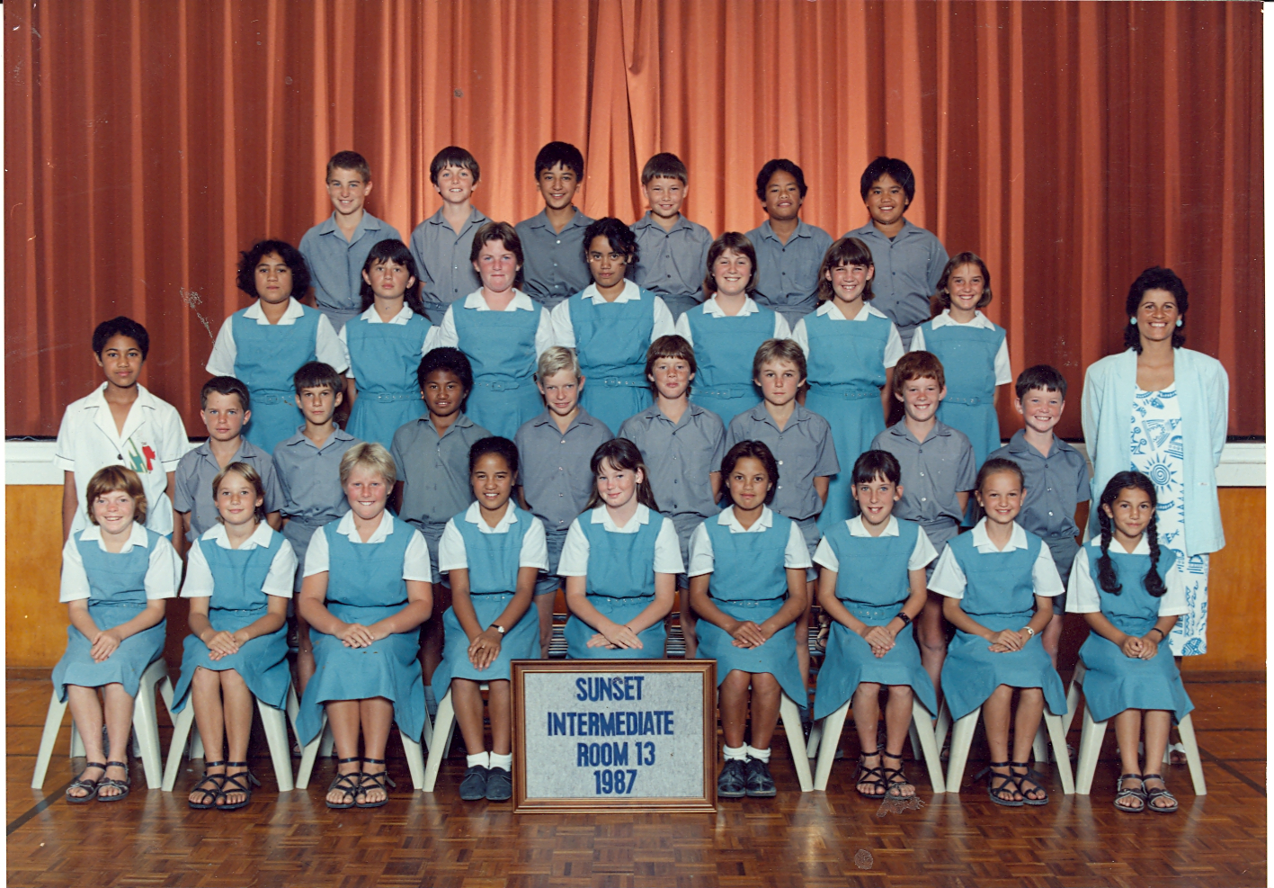 "Sunset Intermediate Room 13 1987"