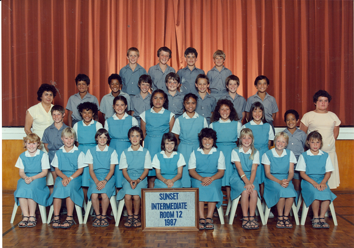 "Sunset Intermediate Room 12 1987"