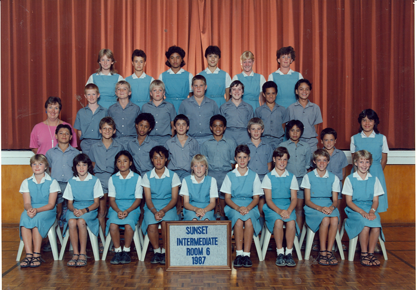 "Sunset Intermediate Room 6 1987"