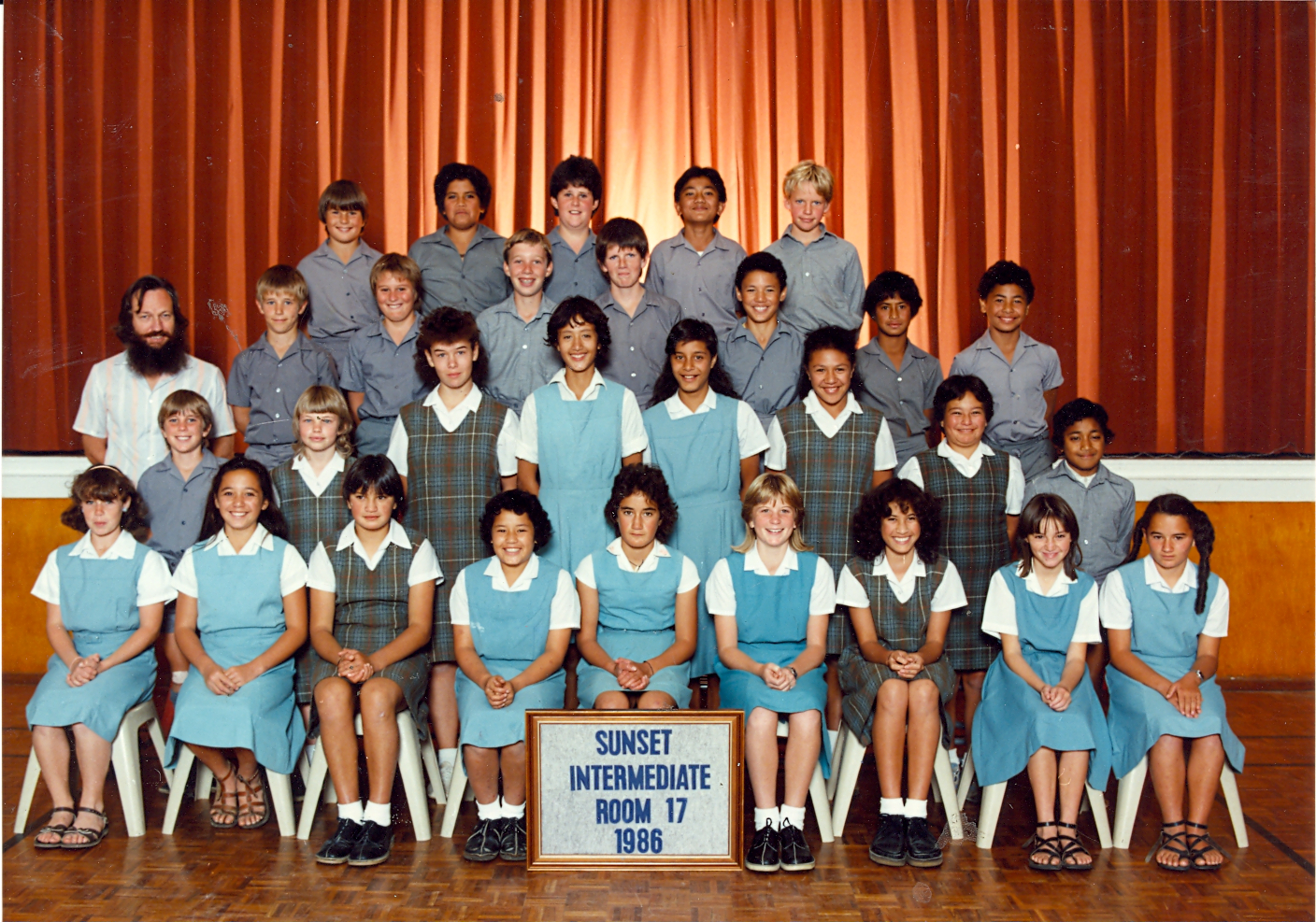 "Sunset Intermediate Room 17 1986"