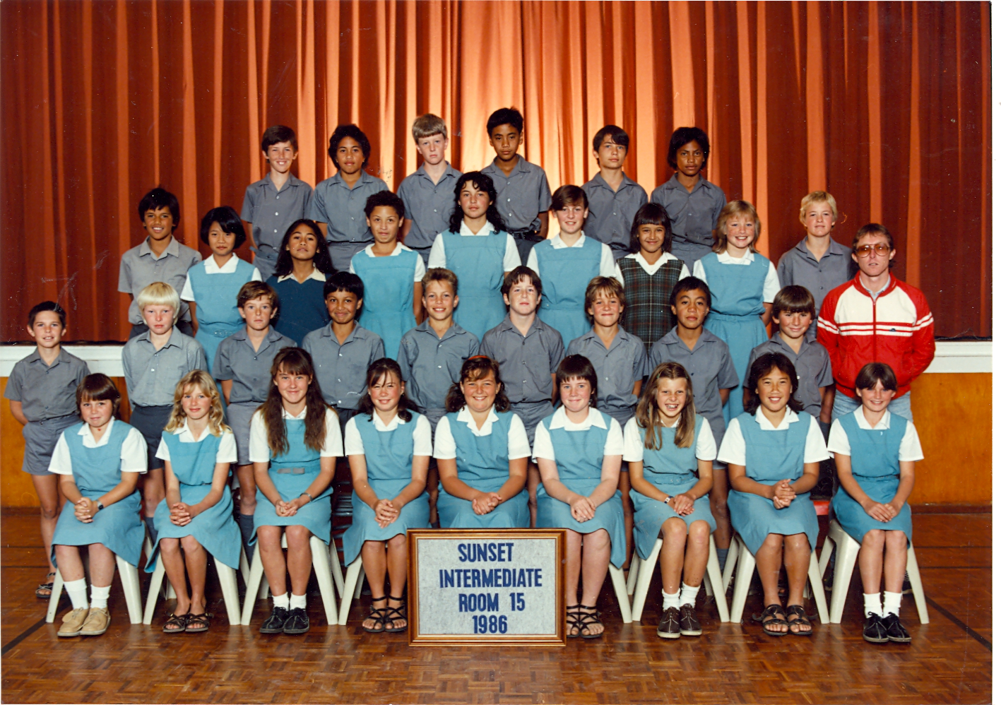 "Sunset Intermediate Room 15 1986"