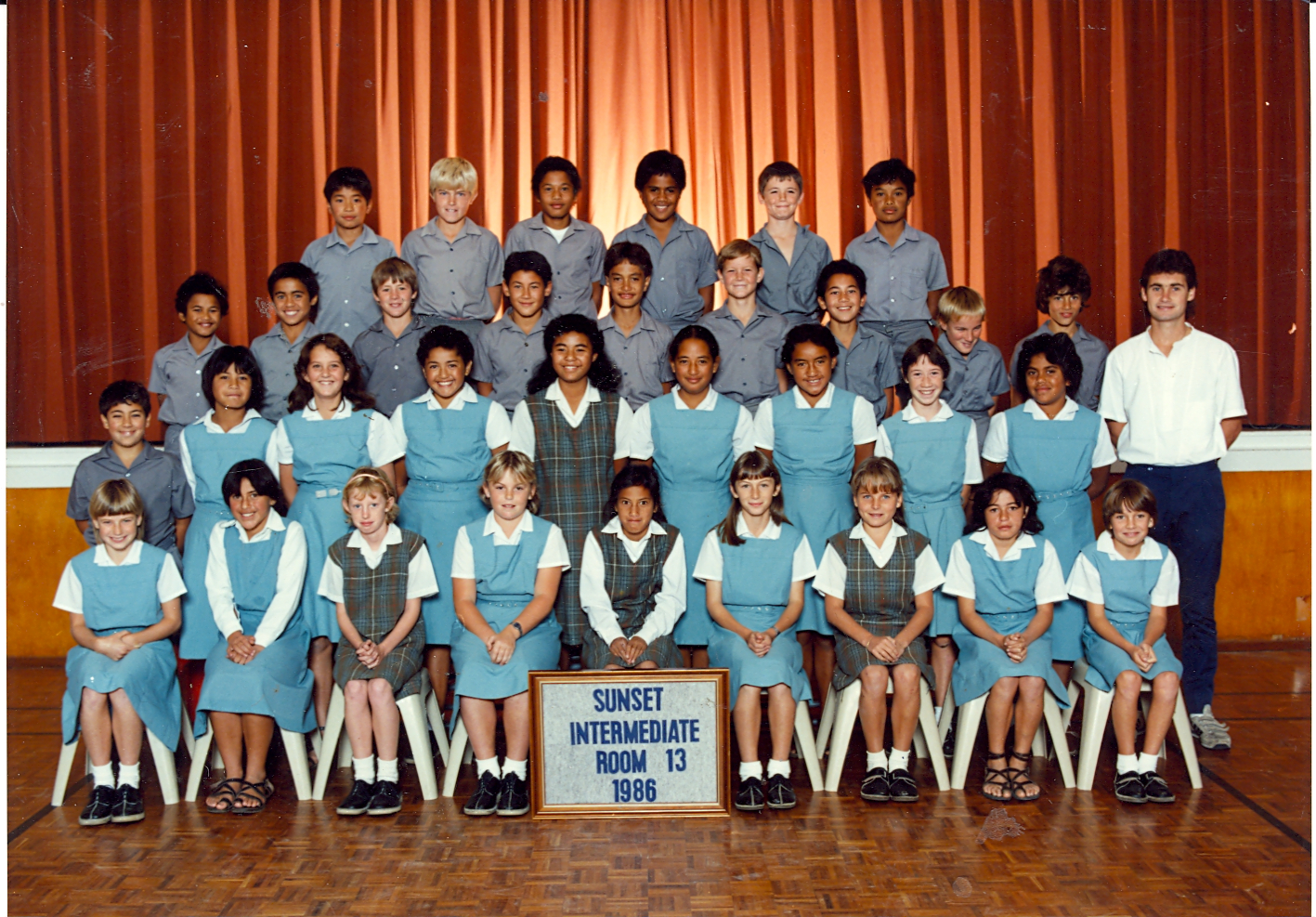 "Sunset Intermediate Room 13 1986"