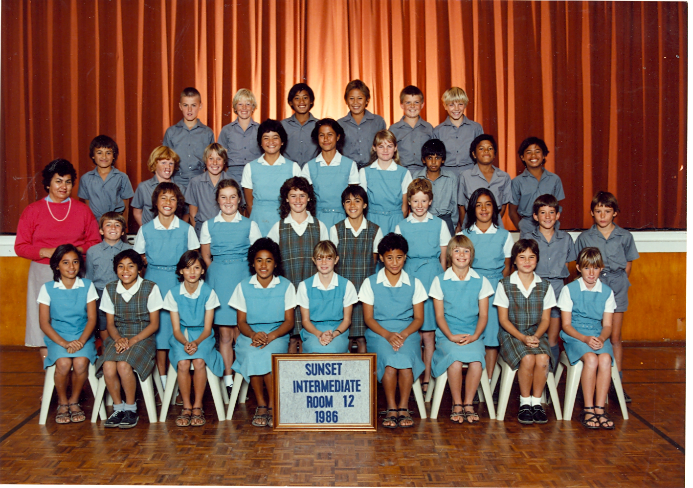 "Sunset Intermediate Room 12 1986"