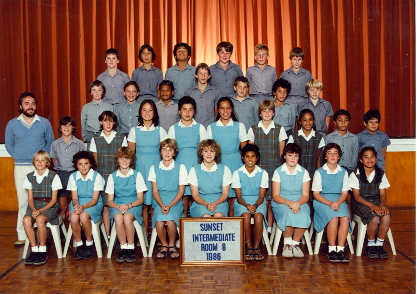 "Sunset Intermediate Room 8 1986"