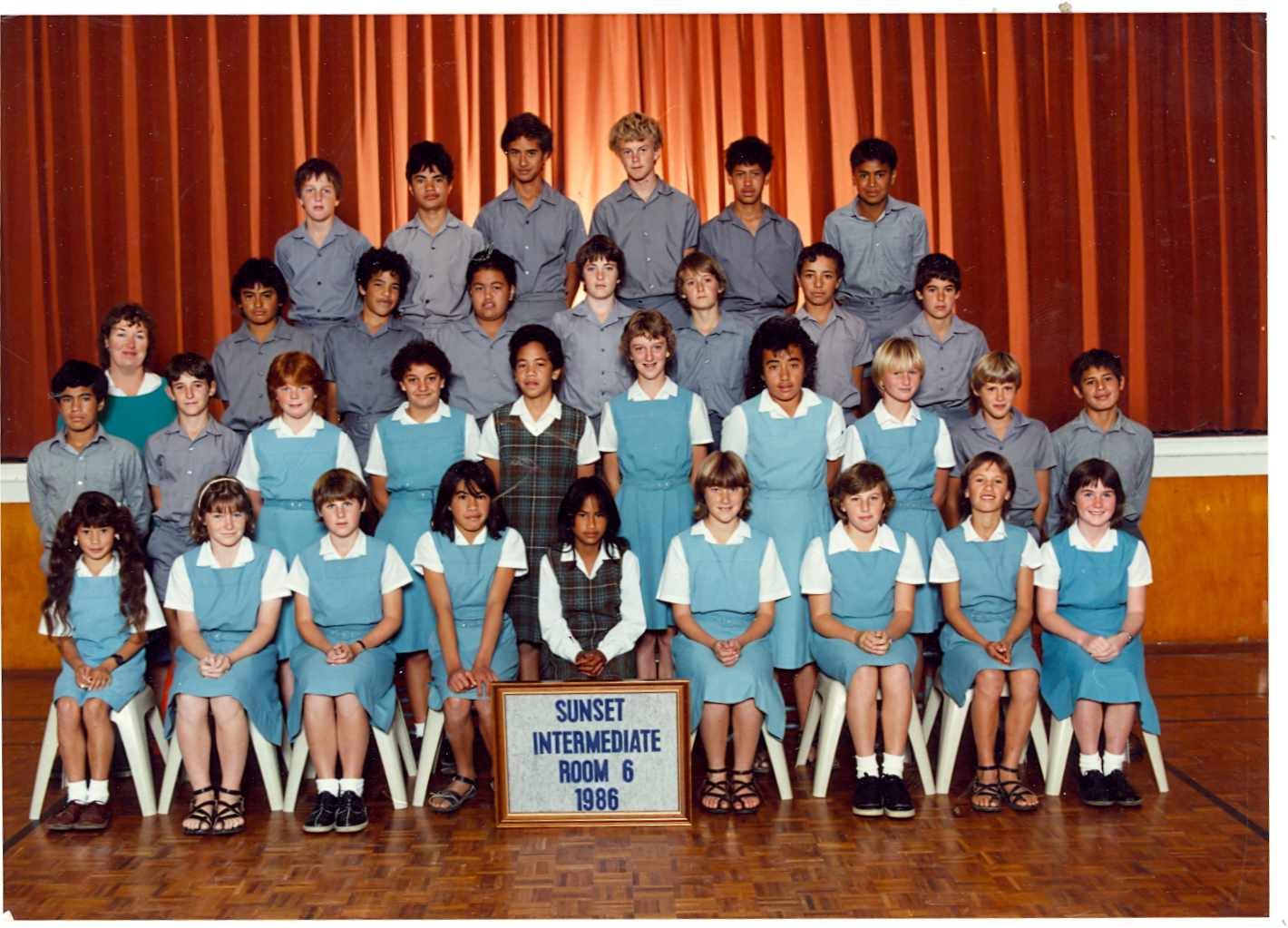 "Sunset Intermediate Room 6 1986"