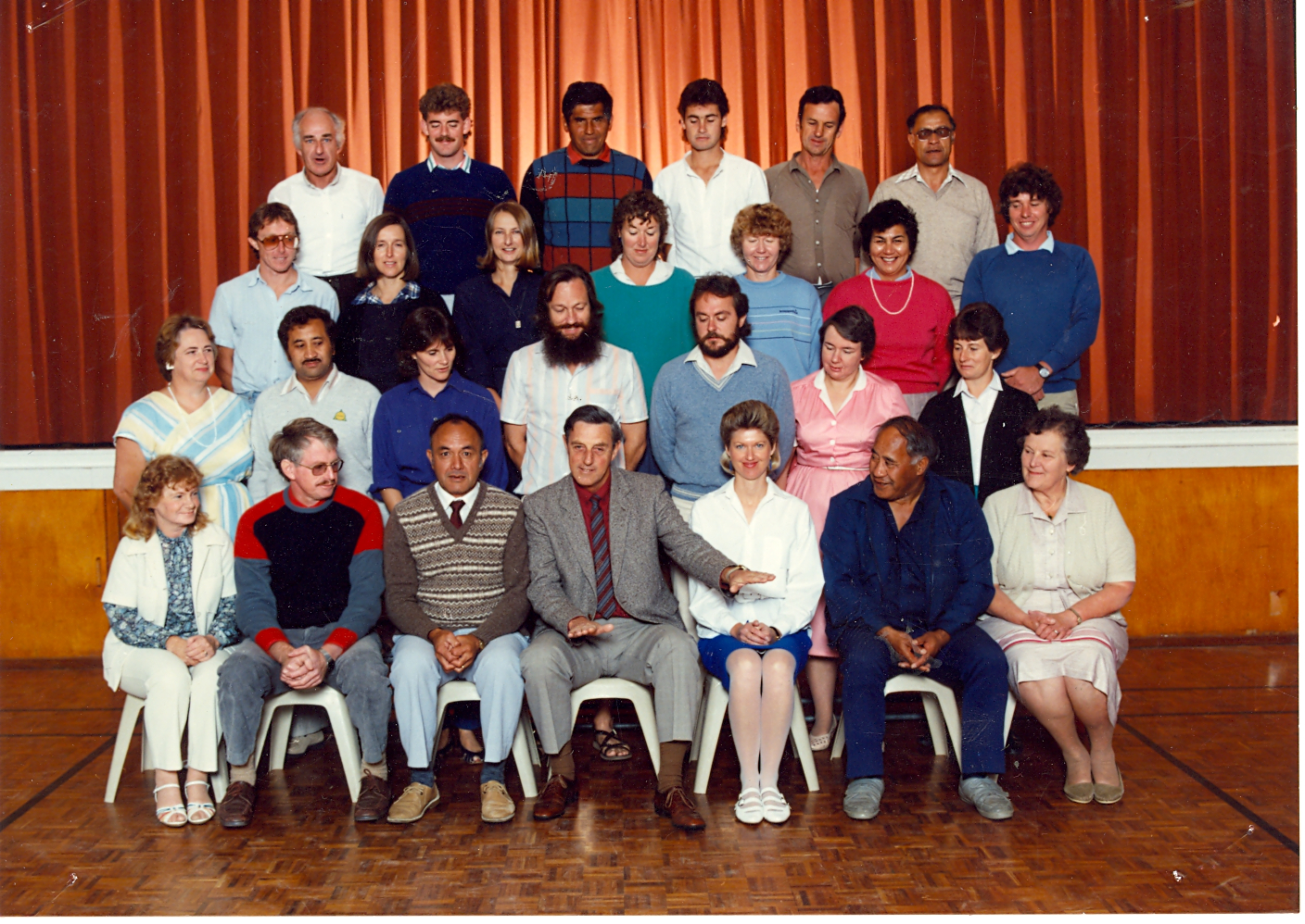 "Sunset Intermediate Staff 1986"