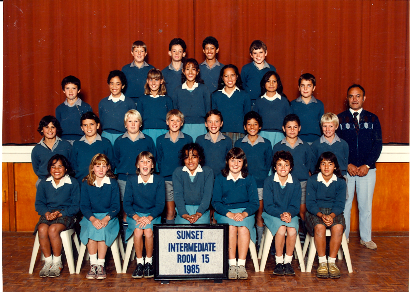 "Sunset Intermediate Room 15 1985"