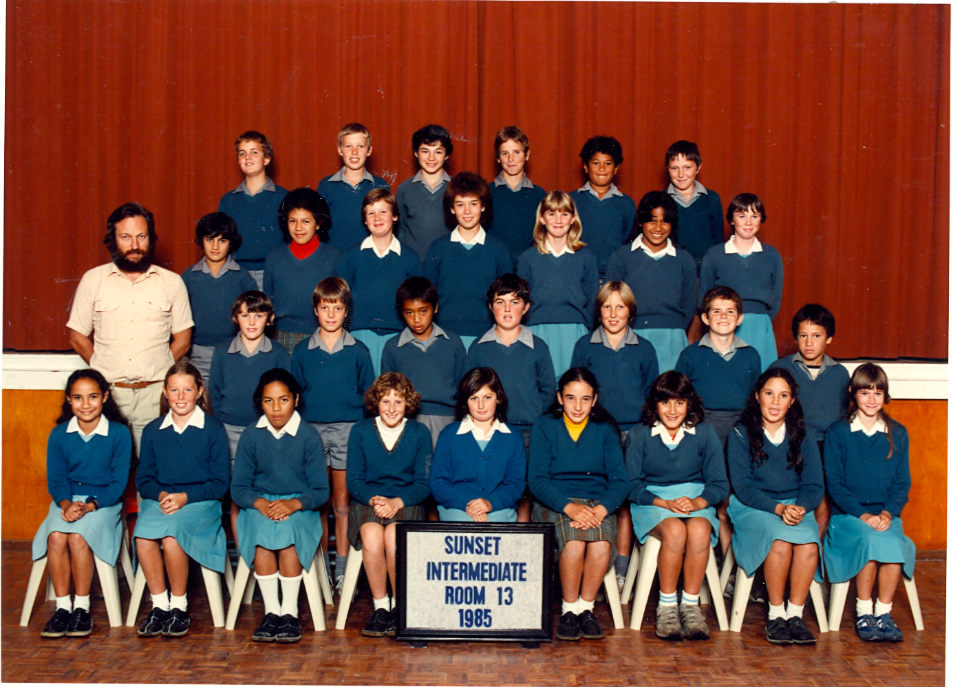 "Sunset Intermediate Room 13 1985"