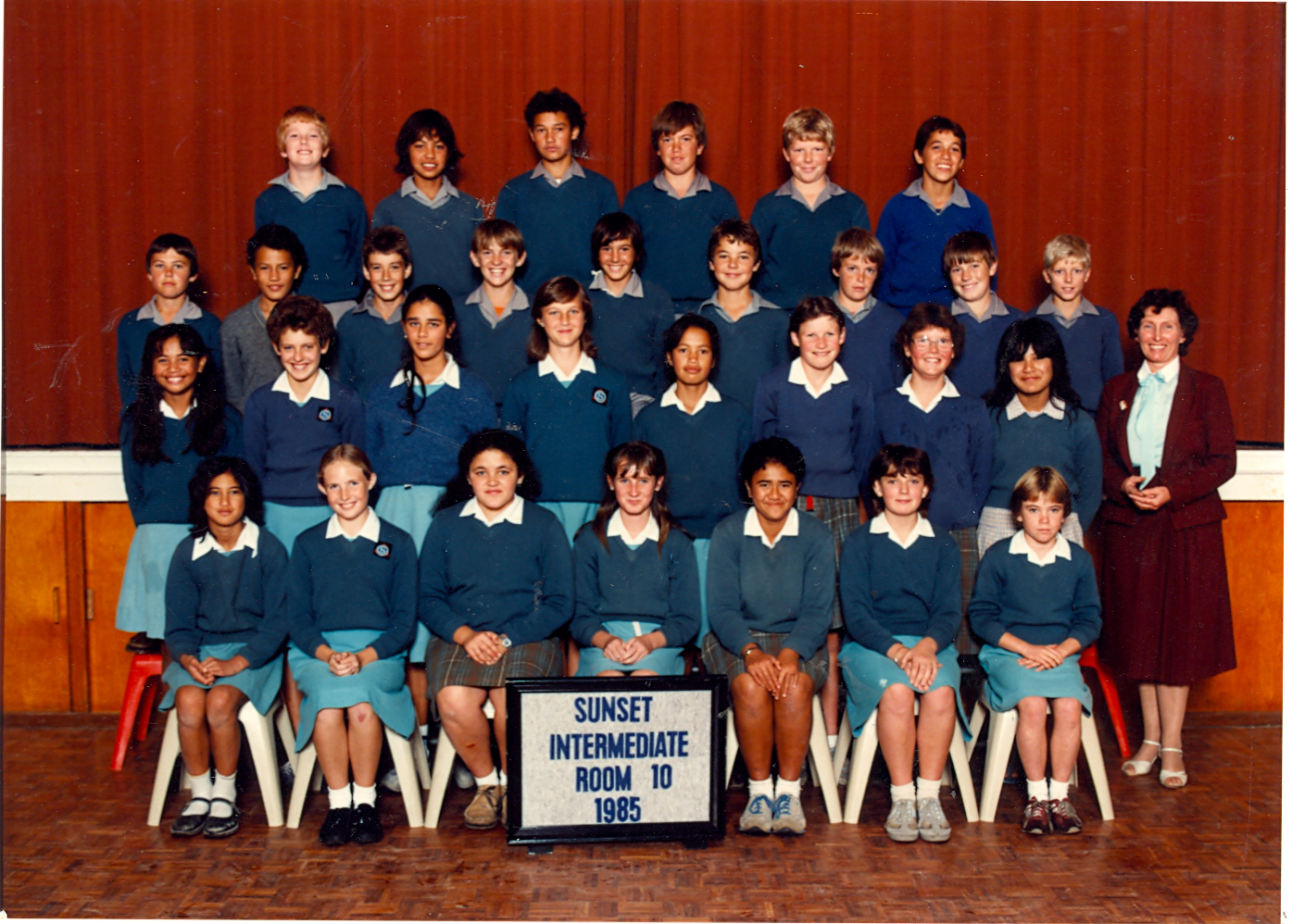 "Sunset Intermediate Room 10 1985"