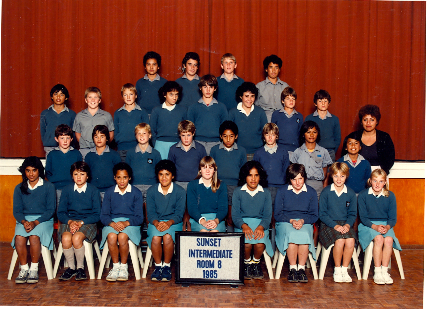 "Sunset Intermediate Room 8 1985"
