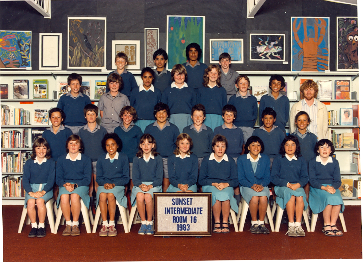 "Sunset Intermediate Room 16 1983"