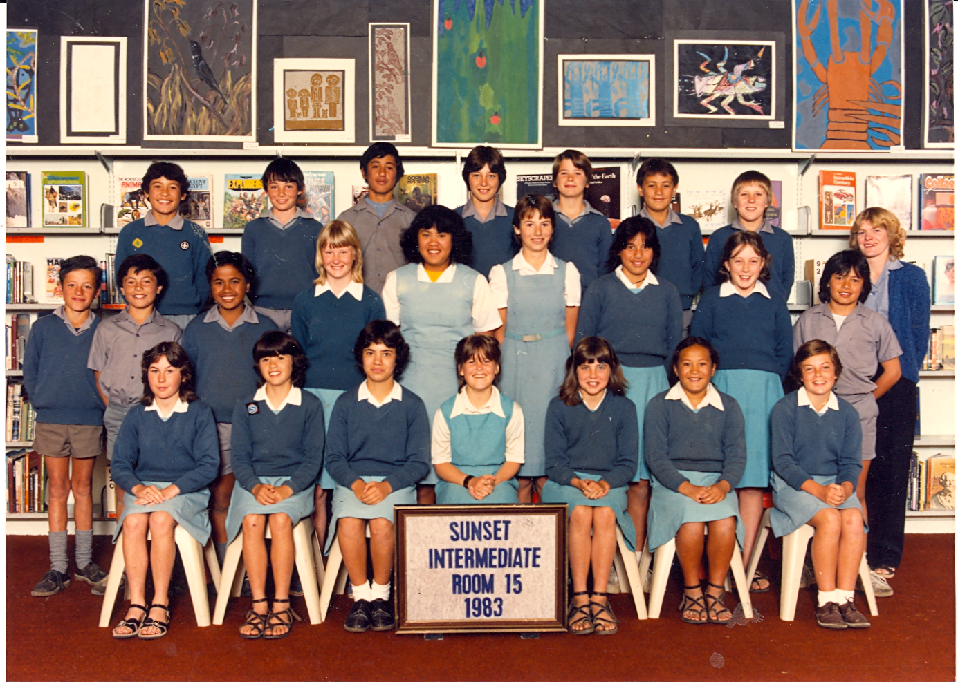 "Sunset Intermediate Room 15 1983"