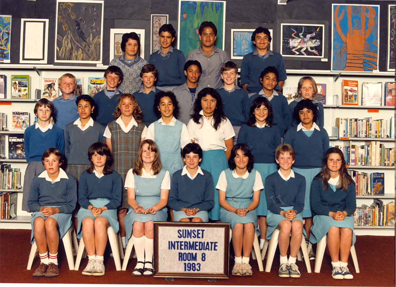 "Sunset Intermediate Room 8 1983"