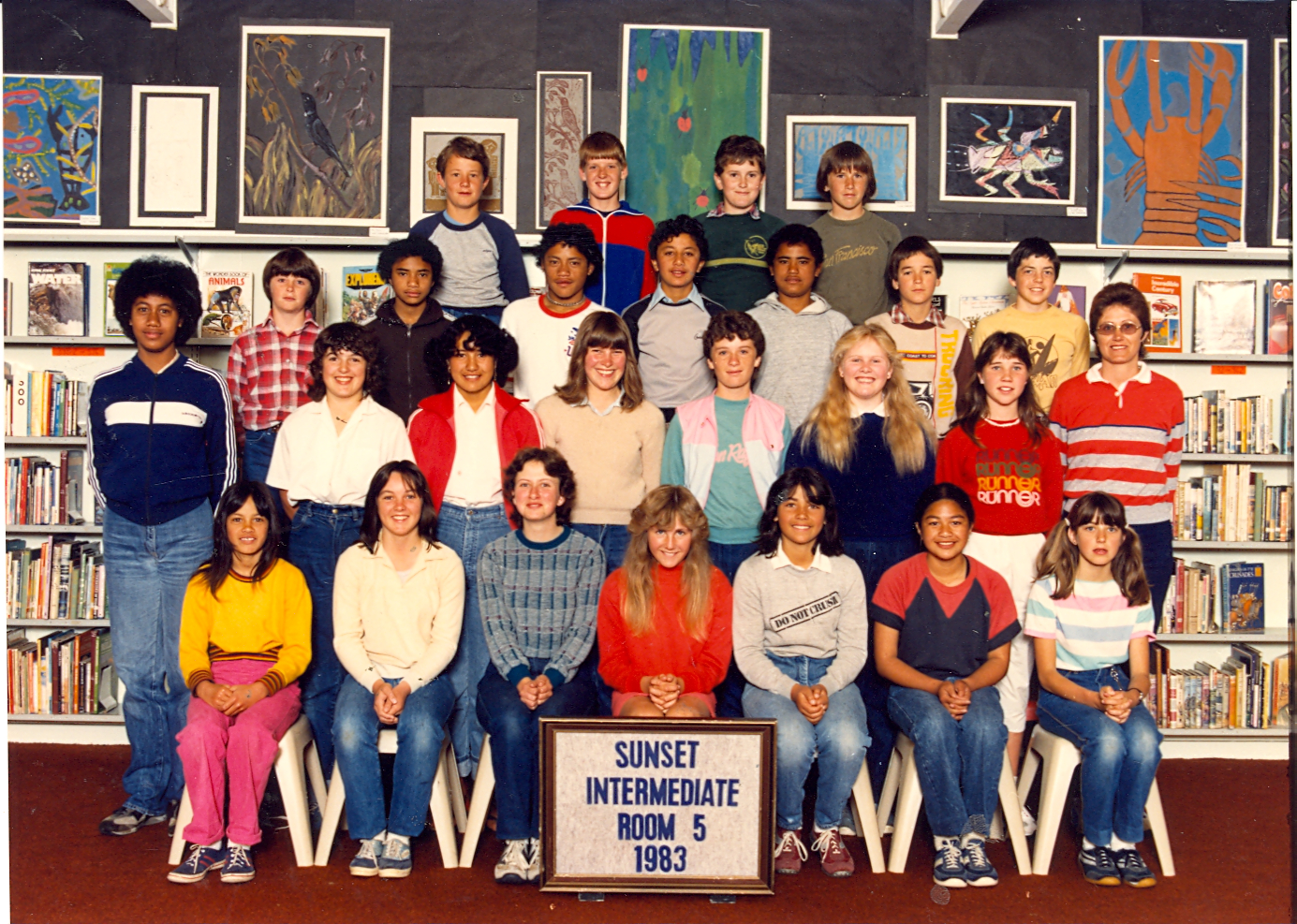 "Sunset Intermediate Room 5 1983"