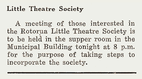 Public notice for incorporation, Rotorua Post, 1 February 1951, p. 4.