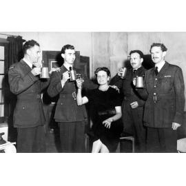 'Flare Path', Rotorua Little Theatre Society, 1956 [production stills]