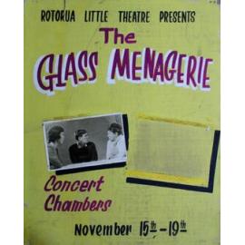 ‘The Glass Menagerie’, Rotorua Little Theatre Society, 1966 [poster]