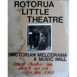 ‘An Evening of Victorian Theatre, Rotorua Little Theatre Society, 1975 [poster]