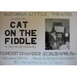 ‘Cat on the Fiddle’, Rotorua Little Theatre Society, 1977