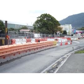 Photograph of work at the Utuhina Bridge, 2012