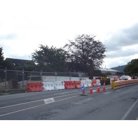 Photograph of work at the Utuhina Bridge, 2012
