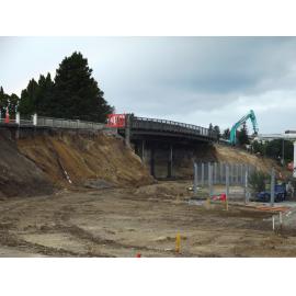 Photograph of Lake Road looking towards rail bridge, 2012