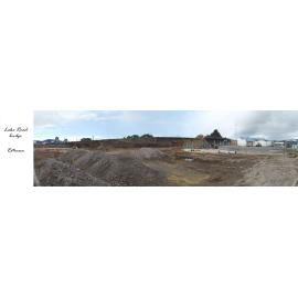 Panorama photograph of the rail bridge, 2012
