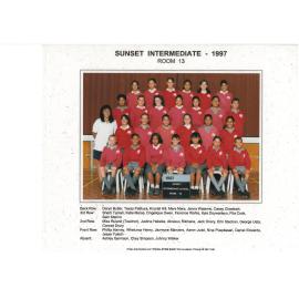 "Sunset Intermediate School Room 13 1997"