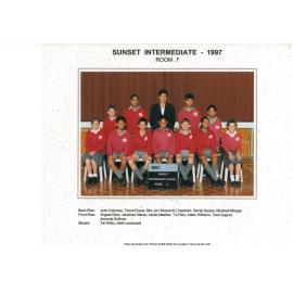 "Sunset Intermediate School Room 7 1997"