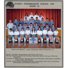 "Sunset Intermediate School 1993, Room 10"
