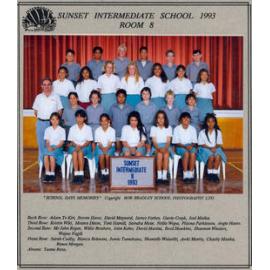 "Sunset Intermediate School 1993, Room 8"