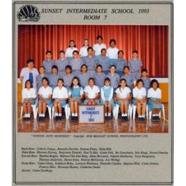 "Sunset Intermediate School 1993, Room 7"
